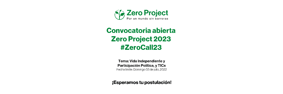 Imagen Zero Project Convocatoria 2023